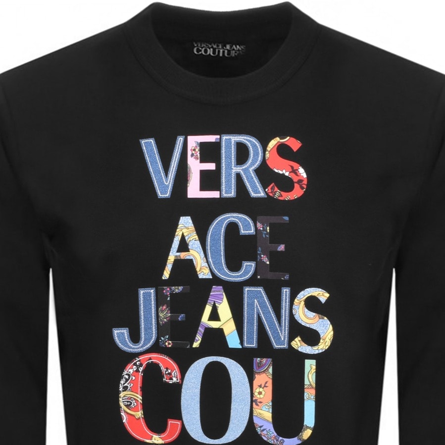 Alternative Image for ProductVersace Jeans Couture Logo Sweatshirt Black2